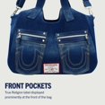 thumbnail image 3 of Bolso Satchel Crossbody True Religion en Denim Oscuro 33x38x13 cm, 3 of 7