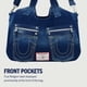 thumbnail image 3 of Bolso Satchel Crossbody True Religion en Denim Oscuro 33x38x13 cm, 3 of 7