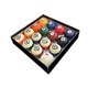 thumbnail image 4 of Juego completo de 16 bolas de billar kusrkot 2,25 pulgadas de repuesto para deportes de ocio, 4 of 8