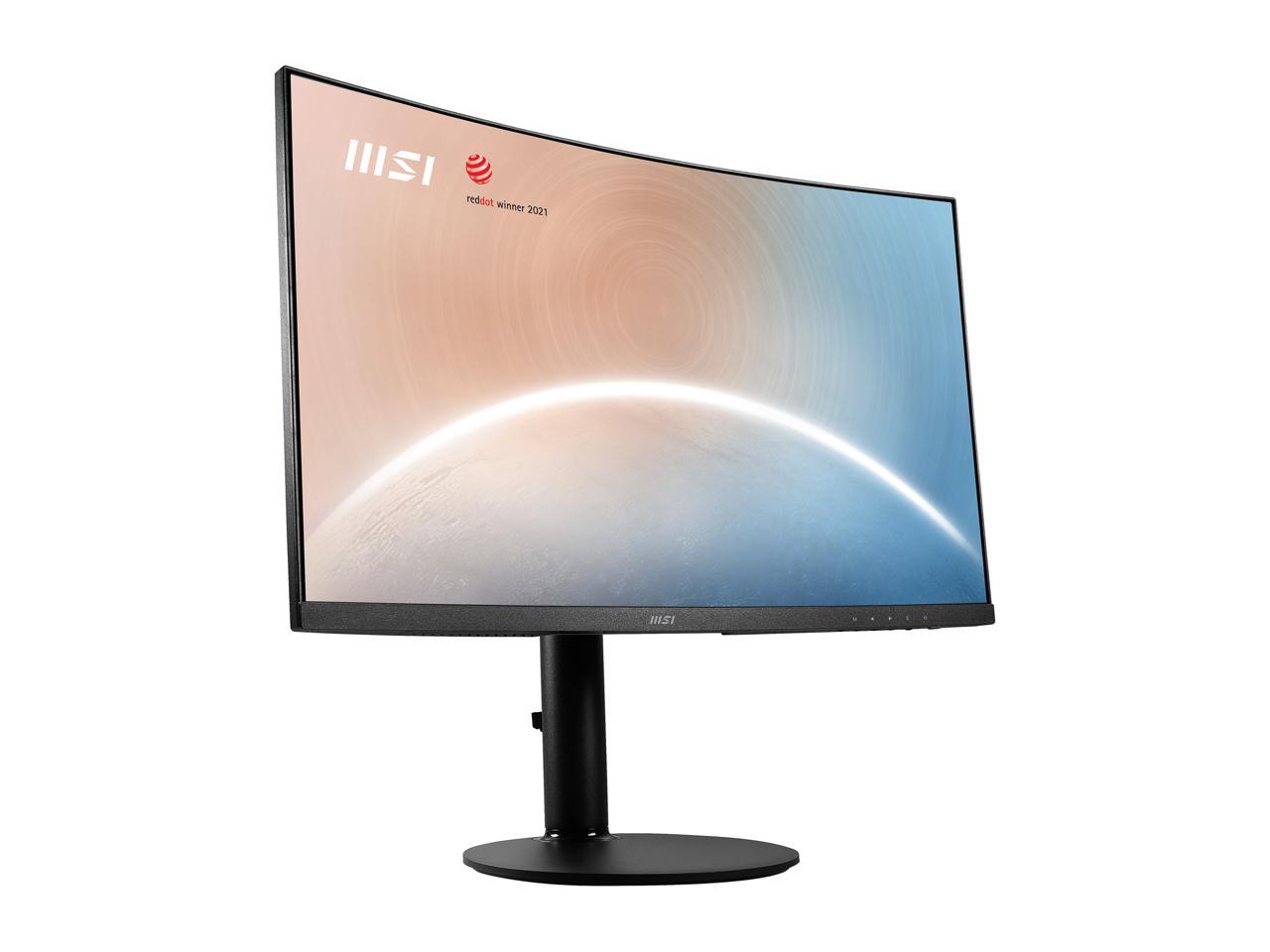 MSI Modern MD271CP 27" Full HD 1920 x 1080 75 Hz HDMI, USB-C, Audio Built-in Speakers Curved Monitor - image 4 of 20