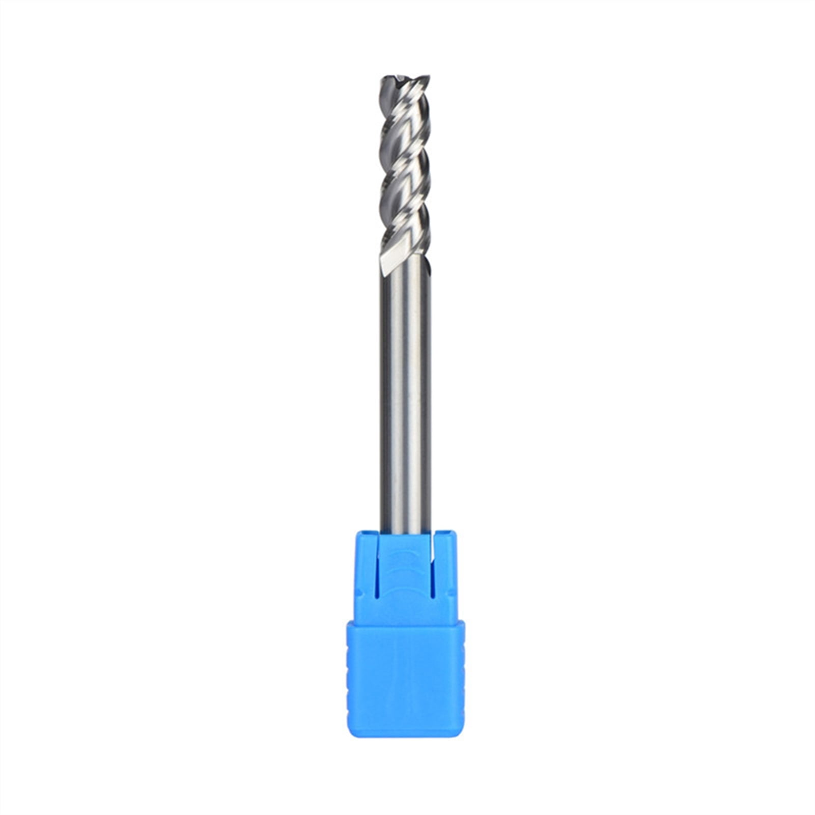5pcs D6-6-75 Tungsten Steel End Mills 3-Flute Flattened Head Milling Cutters Carbide End mills HRC45 Suitable for Aluminum