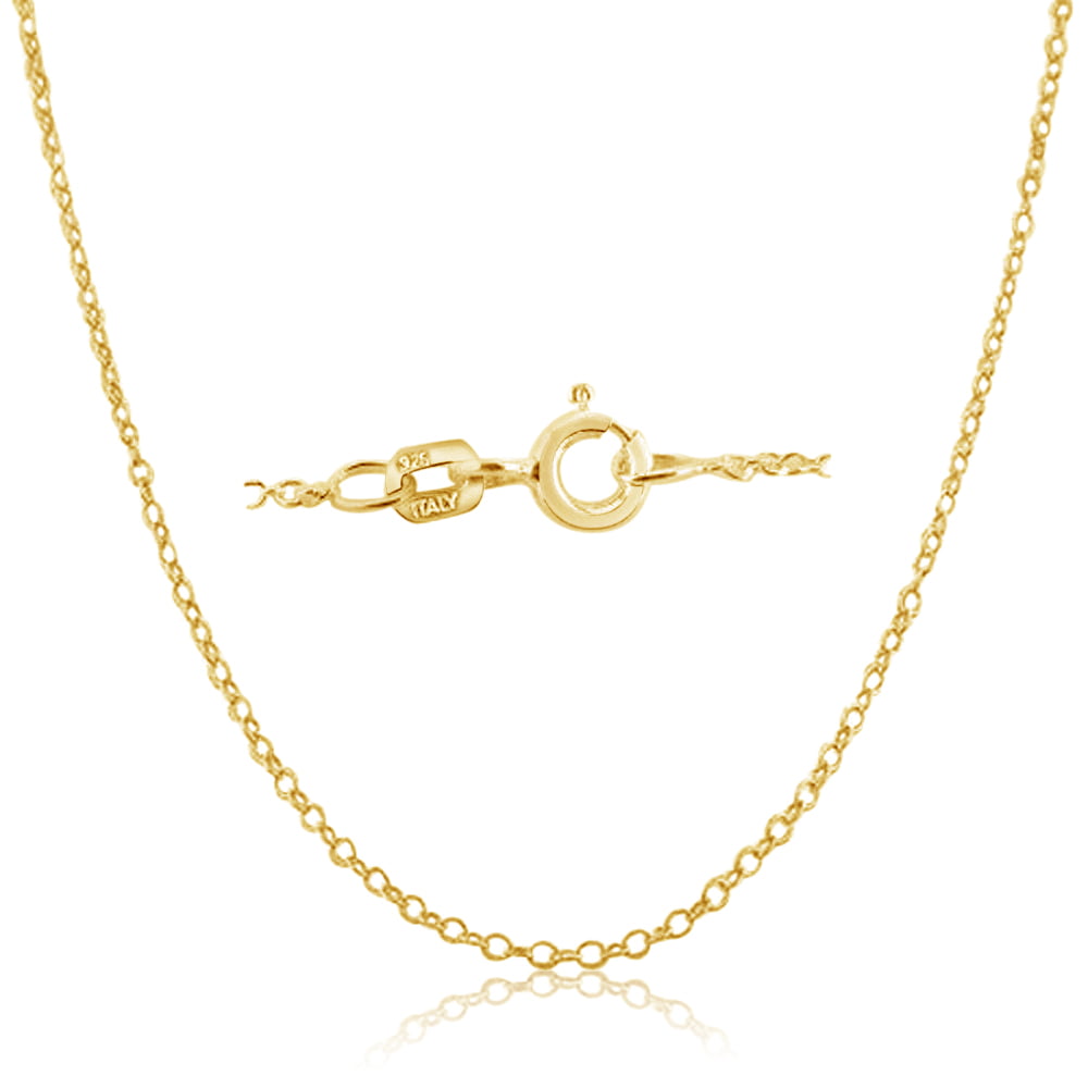 BUY 1 GET 1 FREE 18K Yellow Gold Filled Tarnish/Nickel-Free Cable Chain Necklace