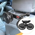 thumbnail image 1 of twisto Car Backseat Double Head Fan Auto Cooling Fans Versatile Easy Installation Angle Adjustable Accessories Practical USB Car Fan Black, 1 of 8