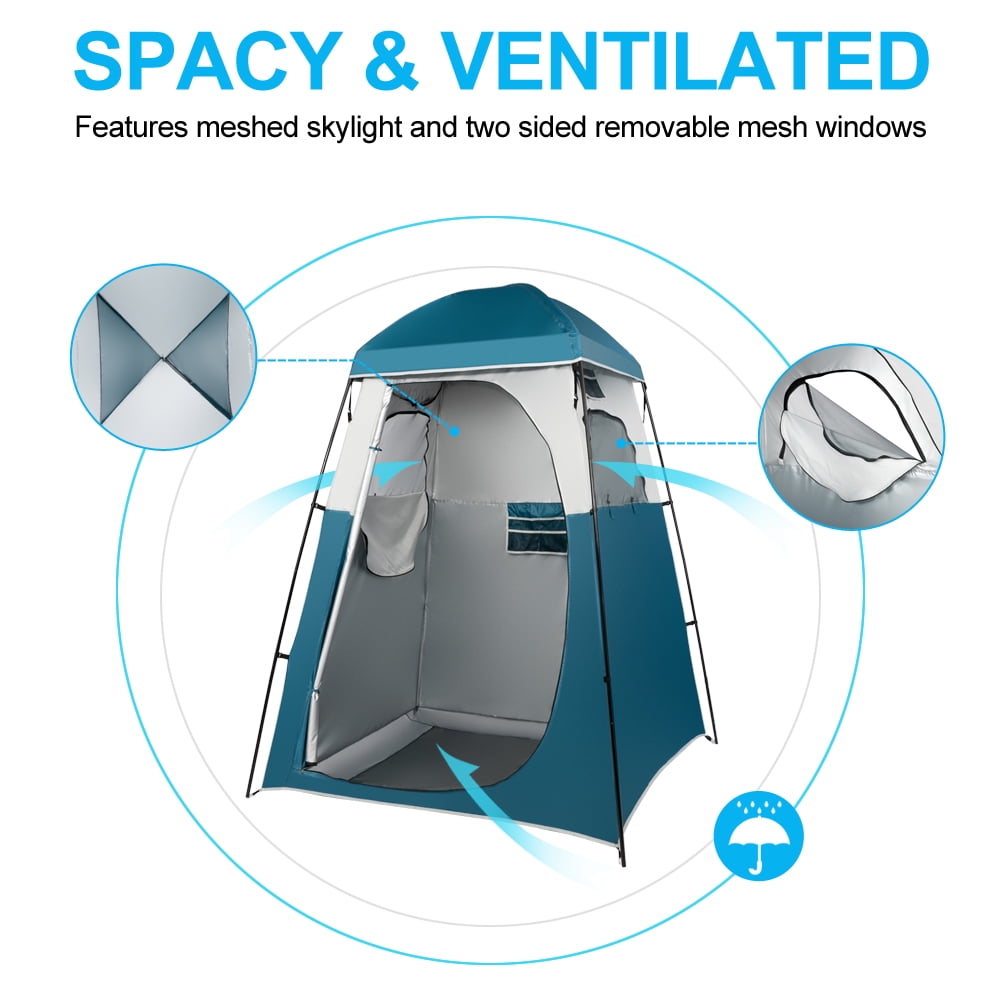 VINGLI Shower Tent, Camping Changing Room Tent, 6.7 ft