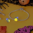 thumbnail image 2 of MULA 925 Sterling Silver Pumpkin Skull DIY Charm Bead fits European Bracelet Halloween Party Favor Gift For Her, 2 of 8