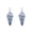 Blue Spot Jade, variant on 2Pcs Natural Stone Crystal Pendulum Pendant Hexagonal Quartz Reiki Healing Charm-Blue Spot Jade