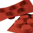 thumbnail image 5 of TrueCraftware- Muffin Silicone Baking Pan Egg Mold 5 Cavities 4.57 oz each cup- Nonstick Food Grade Cupcake Pan Baking Pan for Muffins Cupcakes Egg Bites Mold Chocolate Molds, 5 of 5