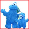 Sesame Street Cookie Monster Plush Doll Backpack Plush Figure Bag 14"