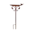 thumbnail image 4 of Comedero para pájaros para exteriores, resistente a la intemperie, adorno de jardín, arte de hierro, baño para pájaros, comedero para pájaros Bronce, 4 of 9