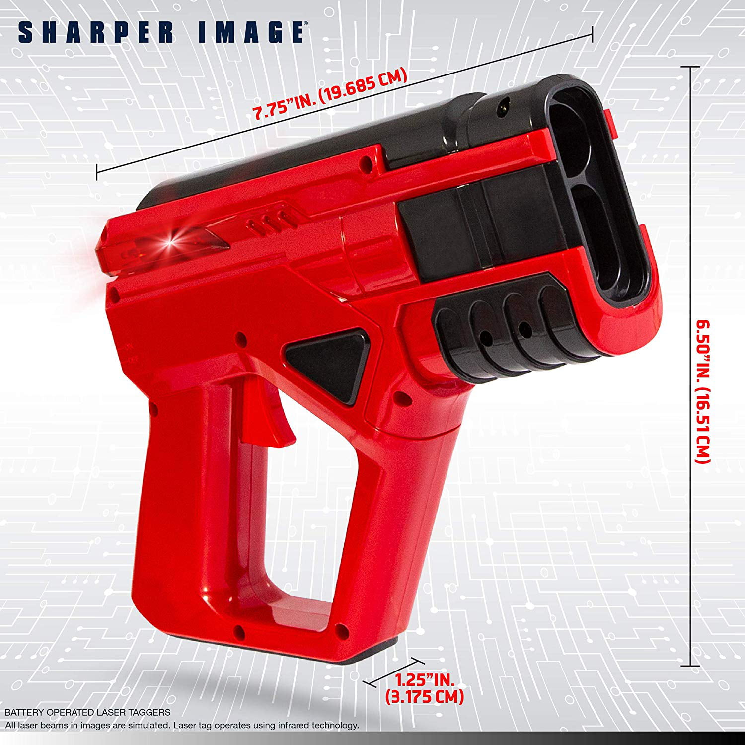 sharper image laser tag problems