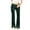 Blackish Green, variant on Women's Velvet Flare Pants, High Waist Drawstring Wide Leg Pants, Soft Casual Lounge Pants with Side Pockets for Daily Wear, Loungewear and Relaxed Outfits Blackish Green L