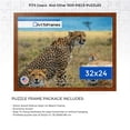 thumbnail image 2 of ArtToFrames 32x24 Inch - 81.28x60.96 CM Brown Puzzle Frame for 1500 piece Puzzles.1.38 Inch Custom Wood Puzzle Frames, Walnut - Comes with Economy Acrylic, 2 of 6