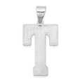 thumbnail image 3 of Pendentif Charme Collier Monogramme Initiale Lettre T en Argent Sterling 925, 3 of 8