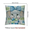 thumbnail image 4 of Rhinoceros in Gift Box, Blue Glitter Look Bow, Orange,... - Dish Drying Mats, 4 of 7