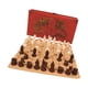 thumbnail image 5 of Juego de ajedrez de guerrero de terracota, juego de mesa familiar clásico, desarrollo del cerebro, piezas de ajedrez de resina, con caja de, 5 of 9