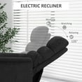 thumbnail image 5 of HOMCOM Electric Power Lift Recliner Chair for the Elderly, Black, 5 of 10