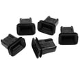 thumbnail image 1 of 5Pcs 38x26x40mm Grapa Universal Plástico Negro Clip de Retención Asiento Trasero de Coche, 1 of 1