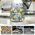 thumbnail image 6 of Yayeee Ashtray with Lid for Cigarette Smokeless Stainless Steel Home Ash Holder, Retro Beige Lemon, 6 of 7