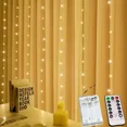 thumbnail image 3 of Guirnalda de luces LED para decoración navideña, guirnalda para dormitorio, hogar, vacaciones, boda, 2023, 3 of 5