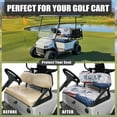 thumbnail image 5 of Binienty Patriotic Golf Cart Seat Covers 2 Pcs, American Flag Bench Blanket with Elastic Edged Design for 2-Passenger EZGO/Yamaha, Non-Slip Fabric, Easy to Clean & Install, 5 of 8