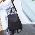 thumbnail image 3 of Hot Women鈥檚 Backpack Designer High Quality Soft Leather Simple Fashion Backpack Large Capacity Antitheft Shoulder Bags 2023 New Black 06, 3 of 6