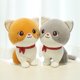 thumbnail image 5 of Cartoon Cat Plush Doll Cute Stuffed Kitten Rag Toy Elastic Soft Sofa Cushion Bedside Gift For Kids Girls 24cm, 5 of 5