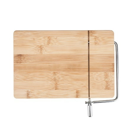Cheese Board Cutting, Wireslice Bamboo Slicing Rustic Elegant Cheese Boards (Sold by Case, Pack of