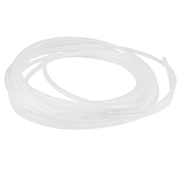 Firm SemiBendable White SemiClear Polyethylene Plastic Tubing for