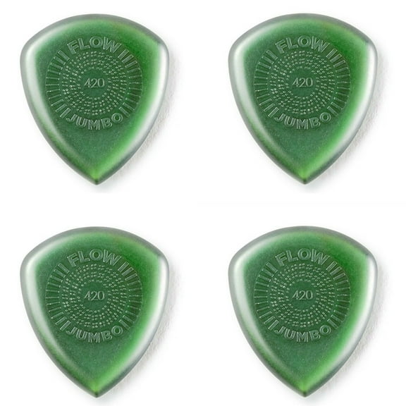 Dunlop Guitar Picks JUMBO FLOW Standard 4 Pack Primetone 4.2mm