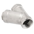thumbnail image 1 of Y Shaped Strainer, 304 Stainless Steel Double Layer Mesh Structure Low  Resistance Wide Application Y Strainer Washable  For Pressure Reducing Valves, 1 of 8
