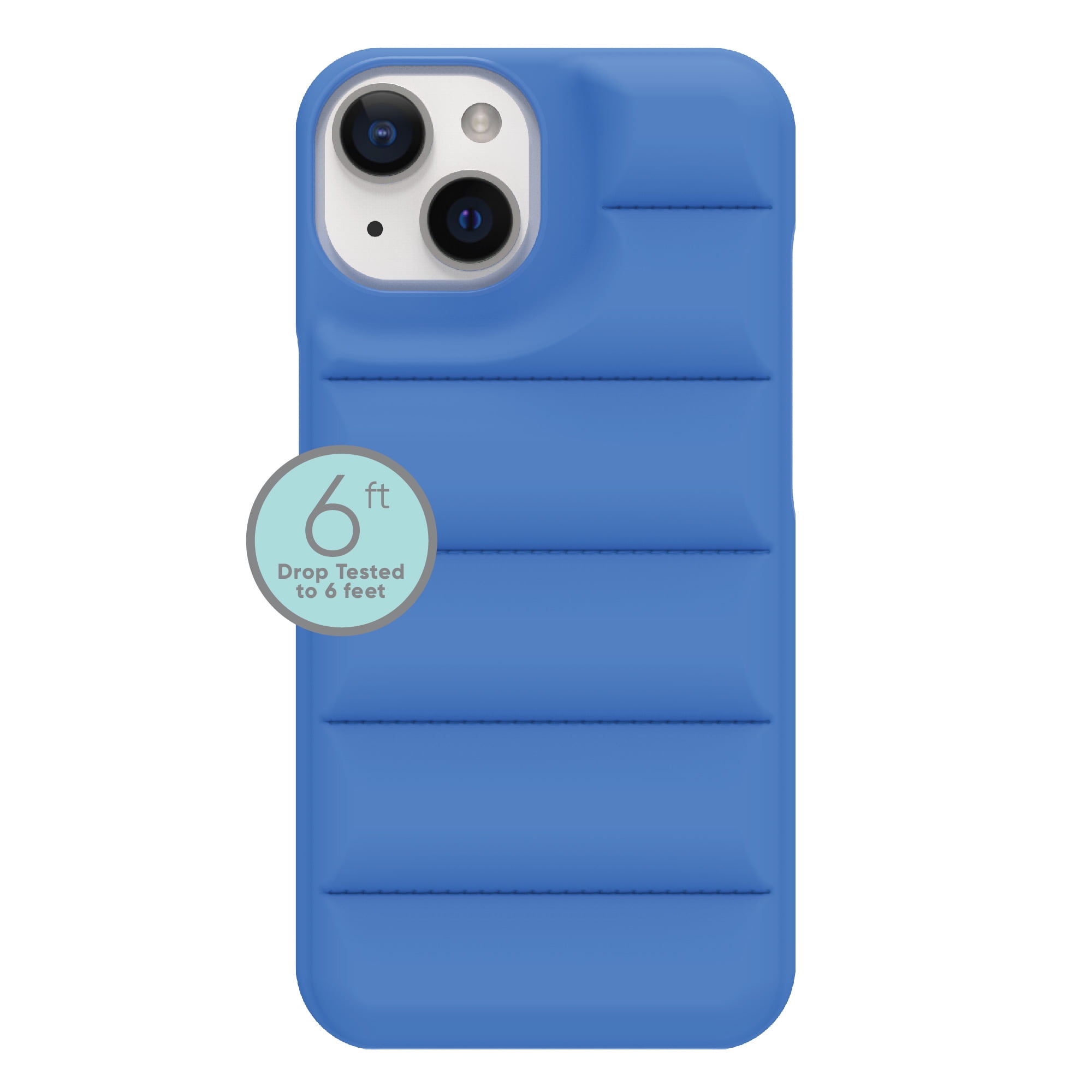 onn. Puffer Soft Quilted Phone Case for iPhone 14 and iPhone