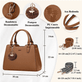 thumbnail image 3 of "Bolsas Para Dama Moda Bolsas Tote Con Dos Correas De Hombro Lab.G. Marron ", 3 of 5