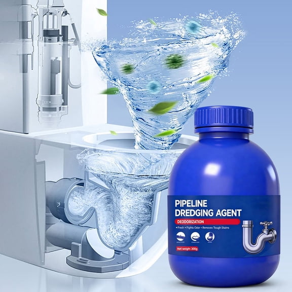 Pipe Bobo Drain Cleaner, Professional Drain Cleaner, Clog Remover, Shower, Tub, Compatible with All Pipe Materials, 300G