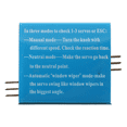 thumbnail image 2 of 5X Servo Tester CCPM Consistency Master Checker 3CH 4.8-6V,5x tester,blue, 2 of 5