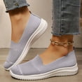 thumbnail image 4 of Womens Orthopedic Slip on Sock Loafers Walking Shoes Lightweight Comfortable Knit Nurse Driving Work Sneakers, 4 of 7