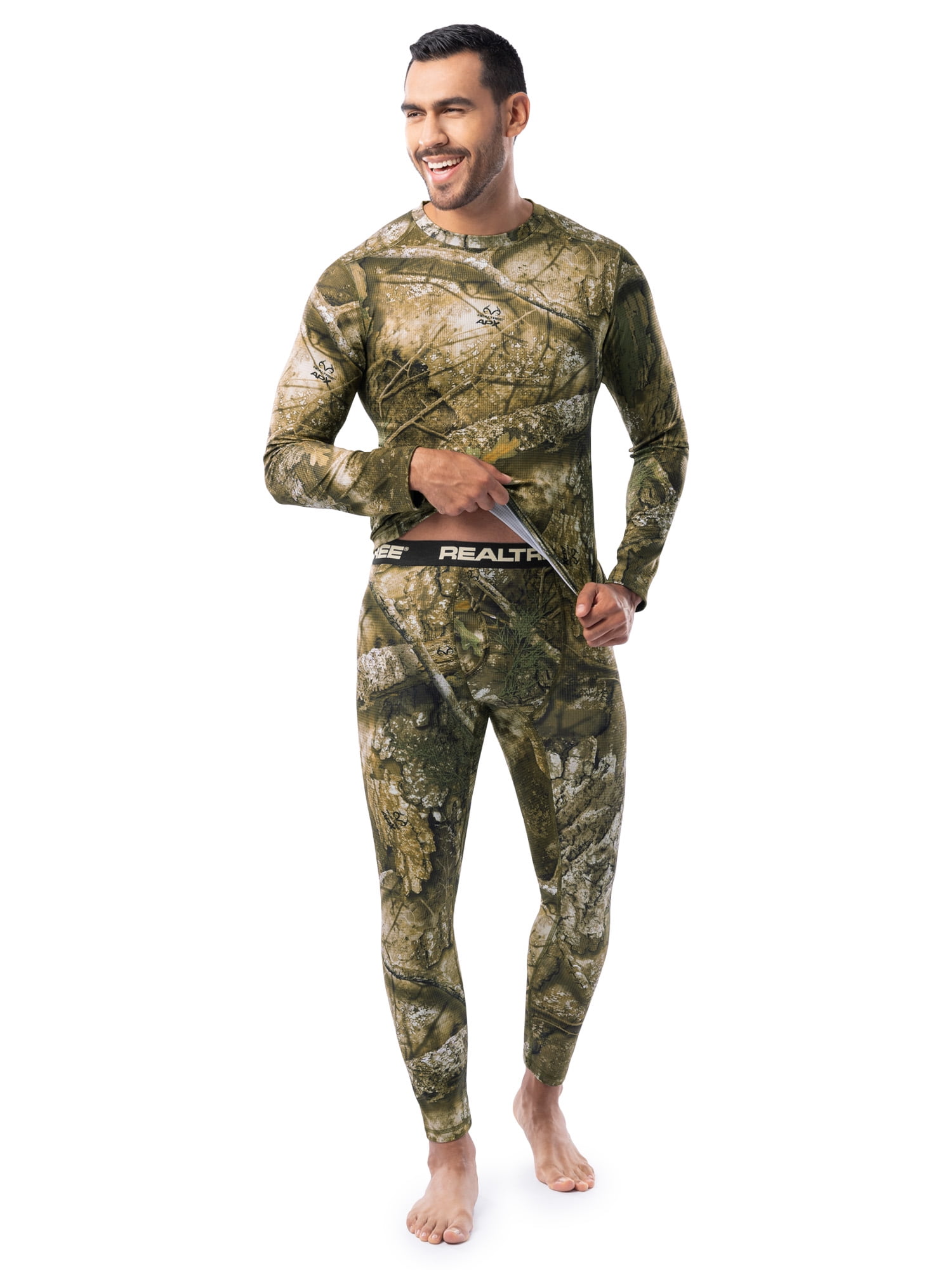 Mossy Oak Men's Gridtech Performance Thermal Pant, Mossy Oak Terra Gila, XL