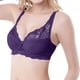 thumbnail image 4 of HongQid 3pcs Womens Underwire Bra Comfort Push Up Bras Buttery Soft Wired Bralette Full Coverage Sport Everyday Bra, 4 of 4