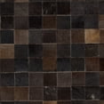 thumbnail image 3 of SAFAVIEH Studio Leather Keegan Geometric Runner Rug, Ivory/Dark Brown, 2'3" x 7', 3 of 4
