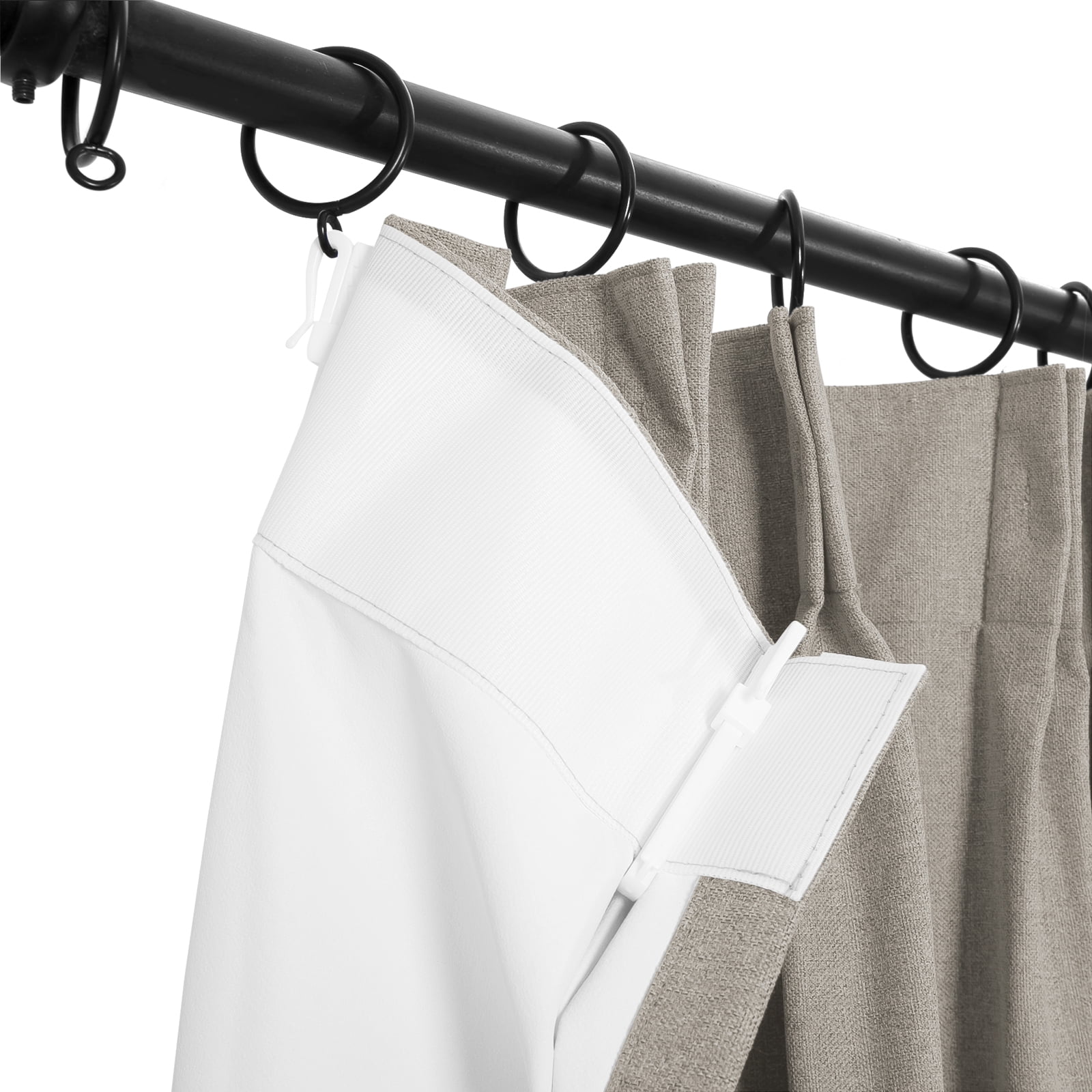 TWOPAGES Light Blocking 42 W X 102 L Inch Pinch Pleat Blackout Window Treatment Curtain, 1 Panel, Khaki