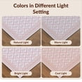 thumbnail image 7 of Design&I 8'x10' Ultra Soft Area Rug, Dorm Delicate Purple Flower Network Traditional Boho Lilac None Fluffy Washable Non Shedding for Bedroom Living Room Under Sectional, 7 of 7