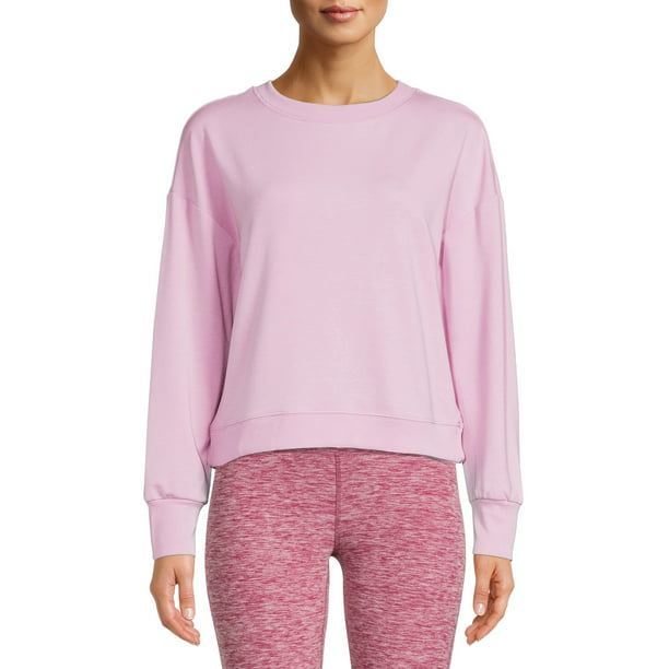 Avia Women's Long Sleeve Cutout Back Sweatshirt - Walmart.com