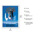 thumbnail image 2 of Gathering Happiness at the Riviera (Cueille le Bonheur en Riviera) - French-Italian Riviera - Vintage Advertising Poster by Raymond Peynet c.1990 - Master Art Print (Unframed) 9in x 12in, 2 of 4
