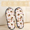 thumbnail image 2 of House Slippers for Women Men - Autumn Leaf Snails Lightweight House Shoes Fuzzy Slippers, Soft Slip-On Cozy House Slippers for Woman Indoor Outdoor, 2 of 7