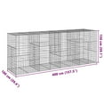 thumbnail image 6 of vidaXL Gabion Basket Silver Galvanized Iron Extra Large Heavy Duty 39.4"x19.7"x39.4", 6 of 8