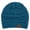 2 Tone Blue/Teal, variant on Trendy Warm Chunky Soft Stretch Cable Knit Beanie Skully, Black Multi