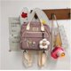 thumbnail image 5 of Lindas mochilas para adolescentes, mochila estética, mochila japonesa de anime, bolso funcional escolar, bolsa de viaje impermeable, bolsa para computadora portátil (rosa) JFHHH pequeña, 5 of 5