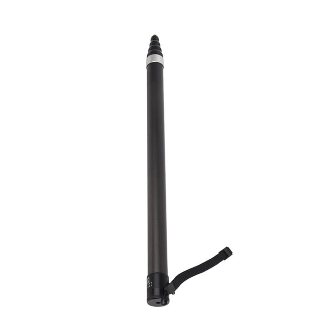 Polo de la Pluma de Extensión de Micrófono, Tornillo de Extensión de Micrófono de 9 Sección 1/4 Pulgadas para la Entrevista