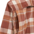 thumbnail image 3 of Wrangler Mens Mahogany Check Hike To Fish ATG Shirt, 3 of 3