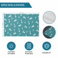 thumbnail image 6 of Teal Spring Easter Placemats Set of 8, Cute Bunny Botanical Placemats for Dining Table, Place Mats for Kitchen Tabletop, Waterproof Wipeable Dining Table Mats Set, 6 of 9
