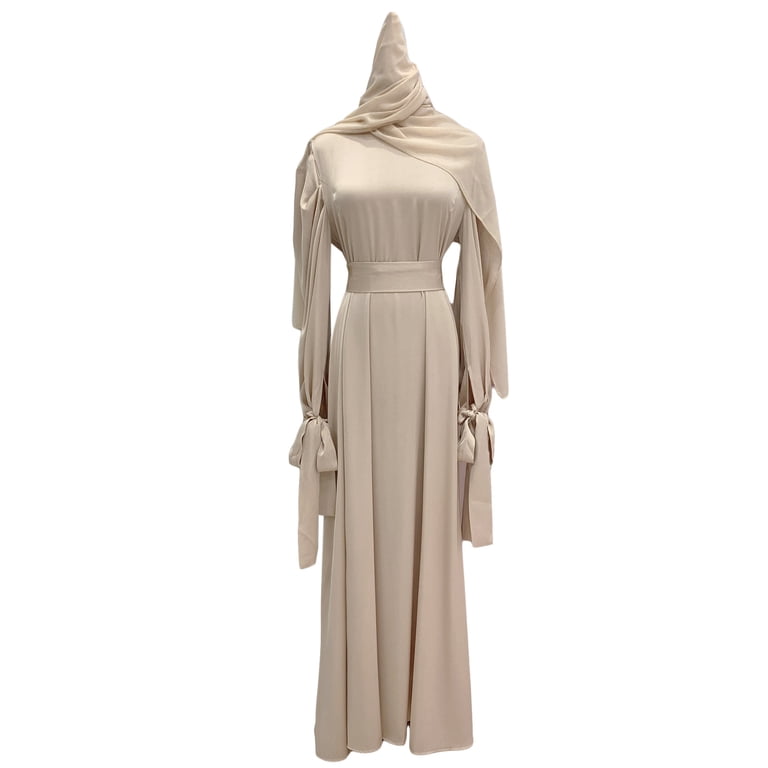 Muslim Maxi Dress Fashion Hijab Dresses Solid Color Islam Clothing Abaya Dresses - Walmart.com Muslim Maxi Dress Fashion Hijab Dresses Solid Color Islam Clothing Abaya Dresses - Walmart.com